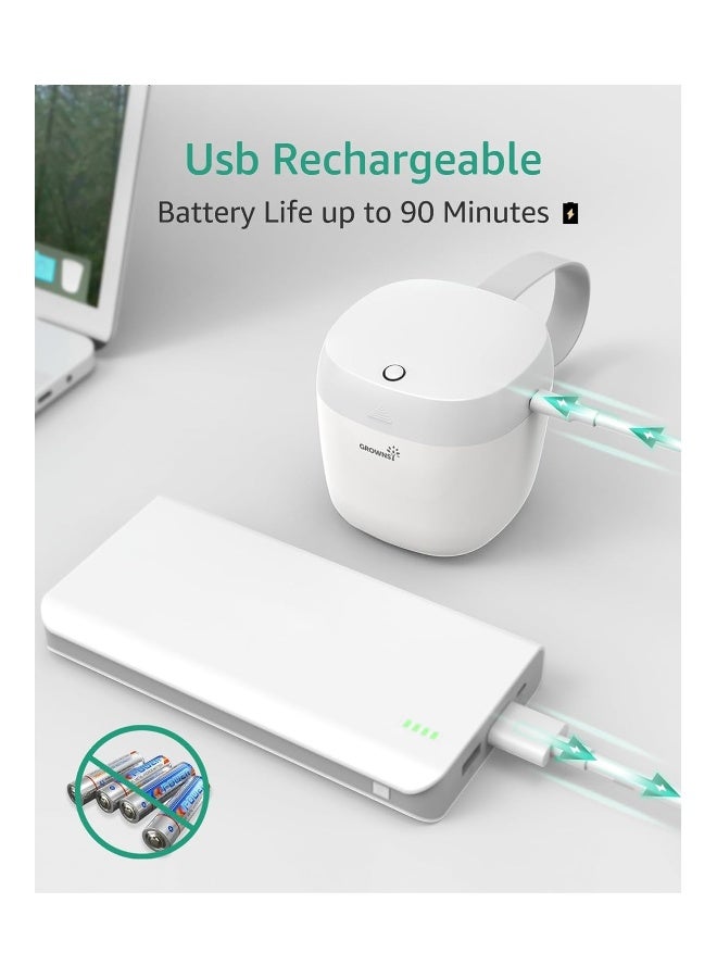GROWNSY معقم مصاصة محمول، معقم ضوء UV أثناء التنقل، علبة معقم قابلة للشحن عبر USB، معقم مصاصة صغير 99.99% نظيف في 59 ثانية (أخضر) - Image 4