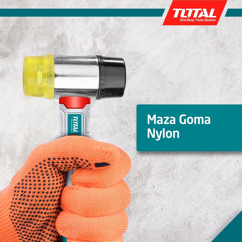 Total THRUH6940 Rubber and Plastic Hammer - Image 2