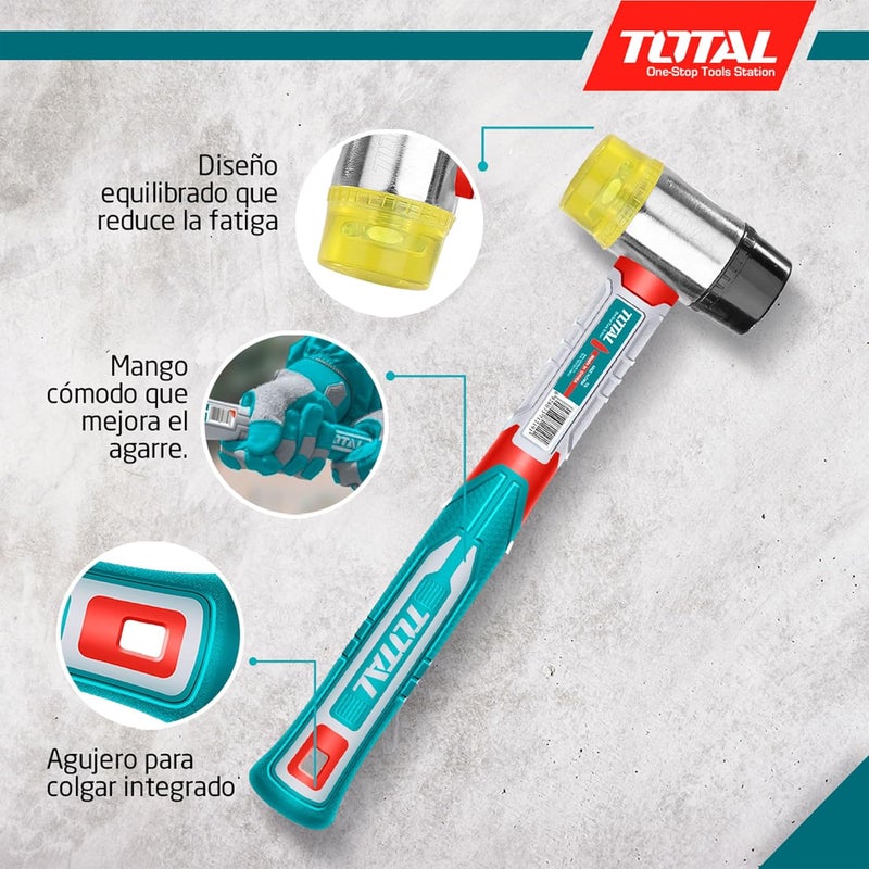 Total THRUH6940 Rubber and Plastic Hammer - Image 5