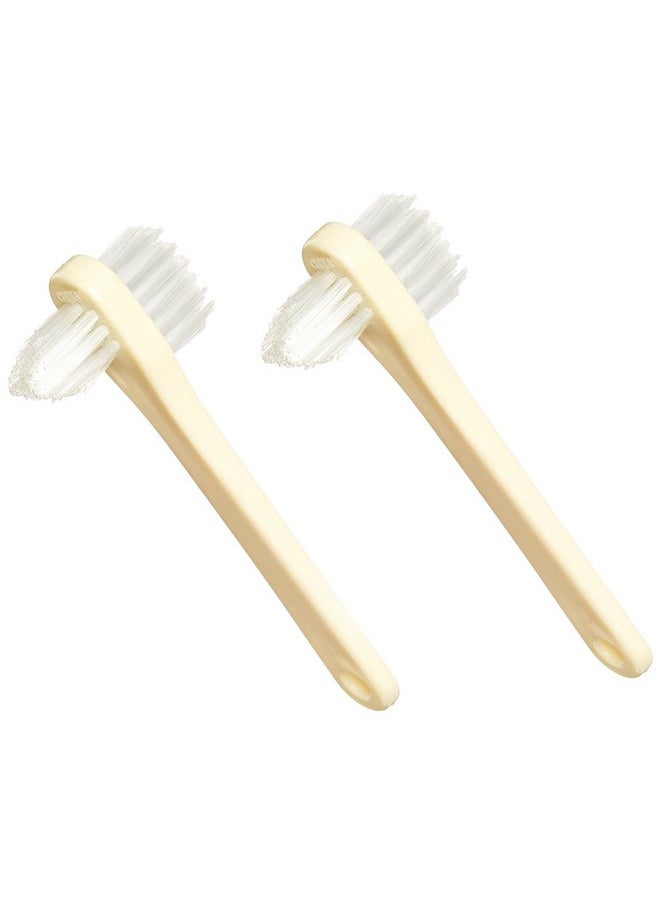 Medline Two-Sided Denture Brushes, Ivory (Pack Of 144)  - Image 2