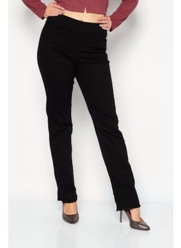 NYDJ Women Regular Fit Plain Denim Jeans, Black  - Image 1