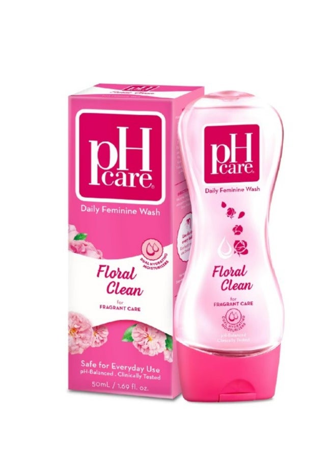 Floral Clean Feminine Wash 50ml - pzsku/ZC8E366A1918AE2445E01Z/45/_/1728730347/2526423e-8bac-46ef-8572-3fdbc5c78a1f