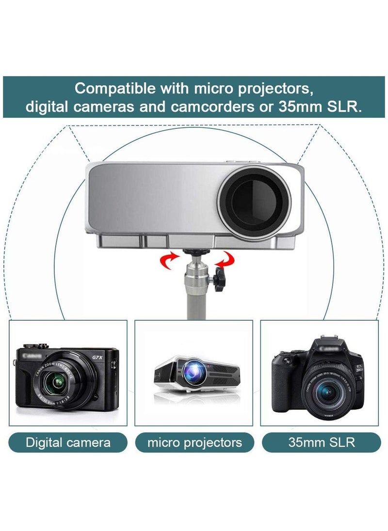 AROAQ - Universal Projector Ceiling Mount Bracket 360 Swivel 90 Tilt Wall Mount Hanger Tilt And Swivel Projector Holder for Most Mini Projector Bracket - Image 1