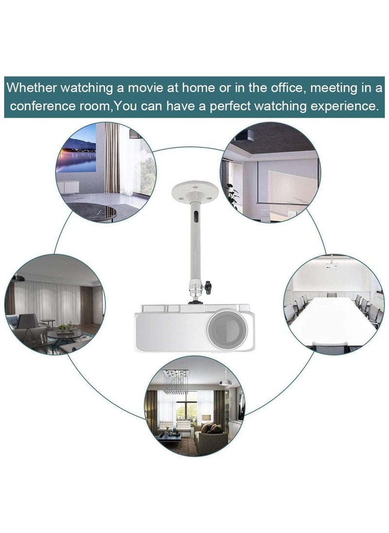 AROAQ - Universal Projector Ceiling Mount Bracket 360 Swivel 90 Tilt Wall Mount Hanger Tilt And Swivel Projector Holder for Most Mini Projector Bracket - Image 1