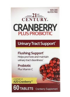 21st CENTURY Cranberry Plus Probiotic 60 Tablets  - Image 1