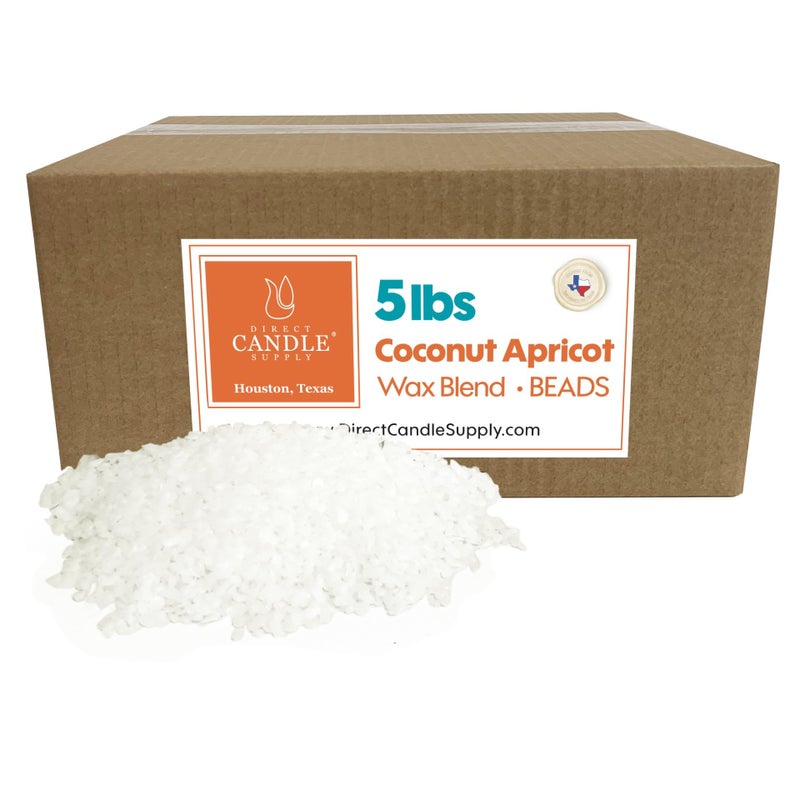 Direct Candle Supply Apricot Wax for Candle Making, 5lb Apricot Candle Wax Beads, Creamy Blend for High Load Fragrance Formulation, Candle Making Supplies - Image 5