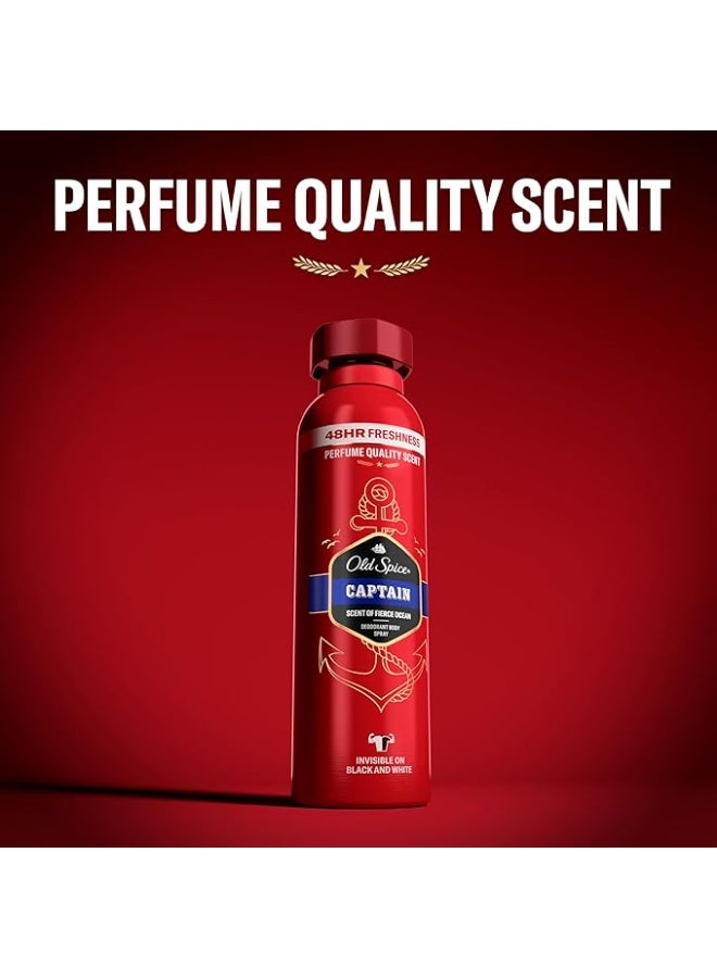 Old Spice Captain Deodorant Body Spray - Image 2