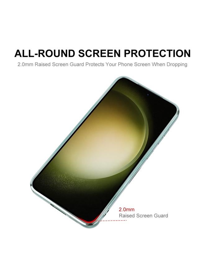 ENKAY Case For Samsung Galaxy S23 5G Hat-Prince Magnetic Glitter Plated TPU Phone Case with Lens Film - Image 4