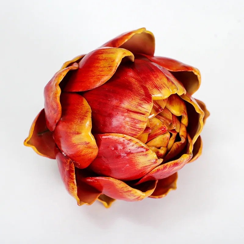 Bluejw Hesper Large Artificial Artichoke, Realistic Fake French Artichokes for Kitchen Decor, Bulk Decorative Vegetables, Fruit Bowl Display, Home Decoration - Image 4