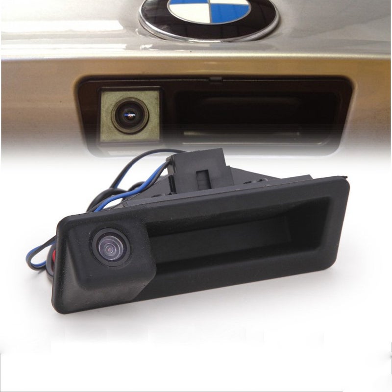 Generic LIEBMAYA 170 Degree Car Trunk Handle Rear View HD Parking Backup Camera for BMW E60 E61 E70 E71 E72 E82 E88 E84 E90 E91 E92 E93 X1 X5  - Image 2