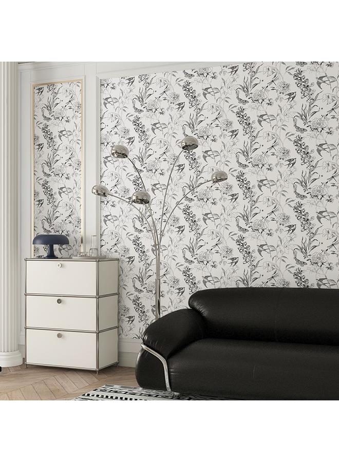 Bluejw French Cream Wallpaper American High-class Bedroom Living Room TV Background Wall Wallpaper Waterproof Moisture-proof Self-adhesive Sticker - Image 5
