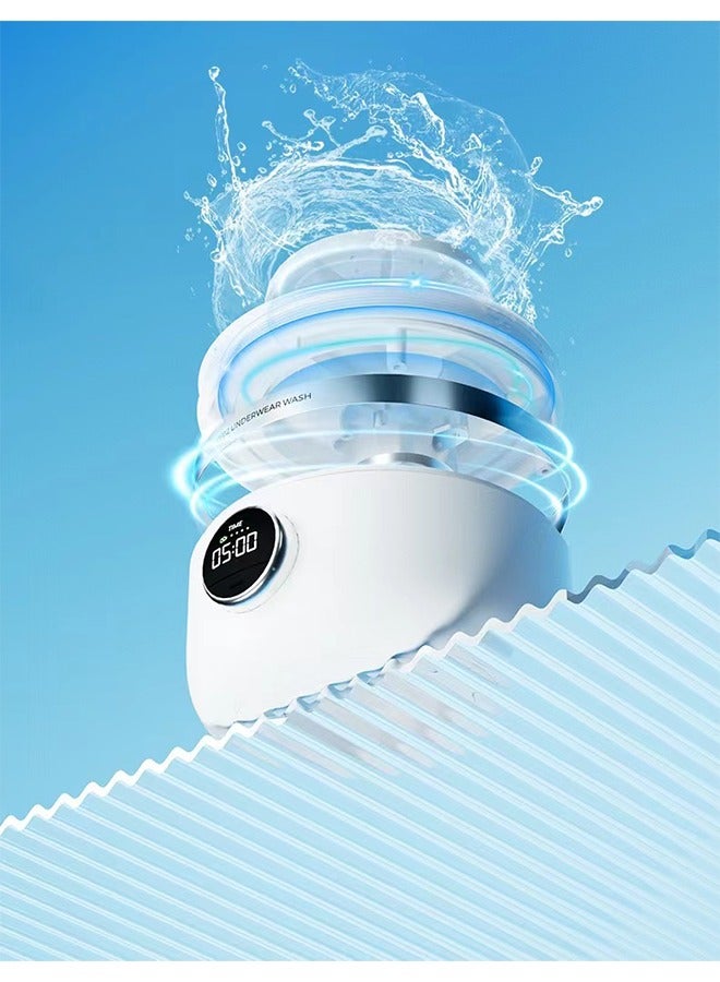 2025 new mini underwear washing machine free installation underwear small wireless portable socks washing special laundry cup - Image 3