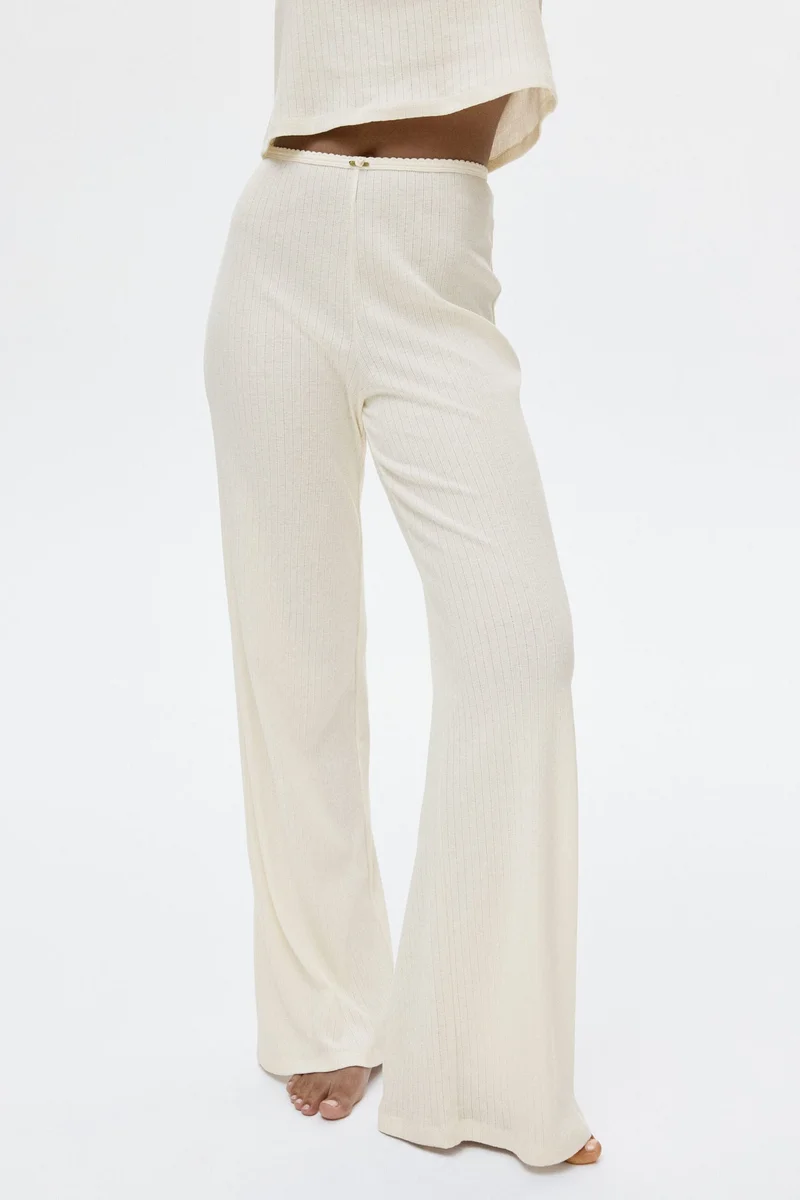 H&M Ribbed jersey pyjamas