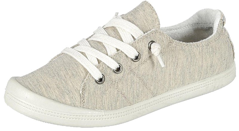 Forever Link Comfort-01 Women's Classic Slip-On Comfort Fashion Sneaker,Beige,7 - Image 4
