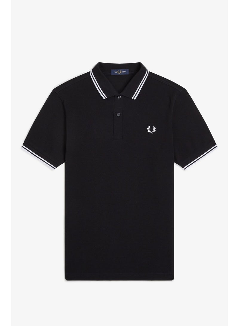 Fred Perry Polo shirt with contrast trim | Premium breathable mesh cotton short sleeve casual shirt with laurel wreath logo. - Image 5