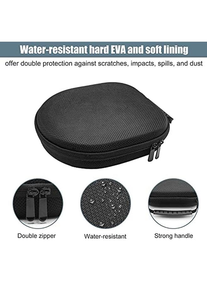 Procases Hard Case For Sony Whch520 Wh1000Xm4 Wh1000Xm5 Whch720N Whxb910N Whch710N Whxb900N Bose 700 Qc35 Ii Wireless Noise Cancelling Headphones Travel Carrying Bag With 2 Dust Covers Black - Image 4