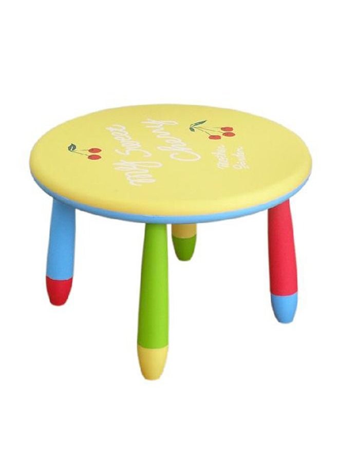 XIANGYU Toddler Plastic Cartoon Small Round Table Of Children Furniture  - Image 1