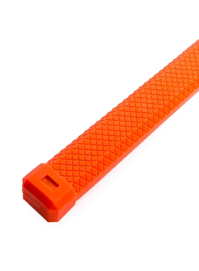Stark USA 9-Pounds Dead Blow Hammer Mallet with Non-Marring Rubber Coating 9lbs Head Checkered Grip Handle Rebound Resistant Unibody Molded, Orange - Image 4