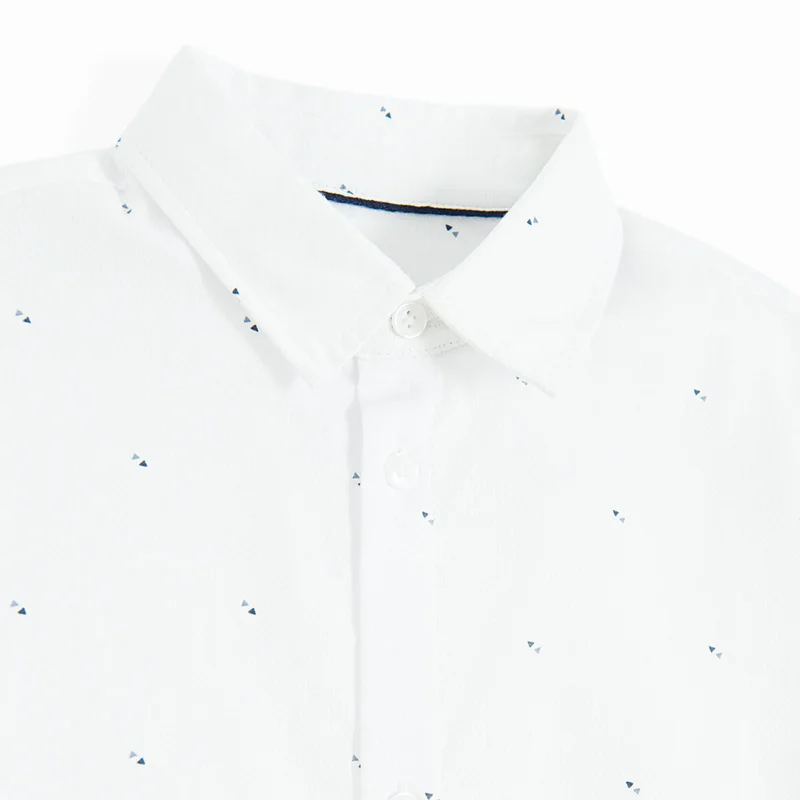 Cool Club WHITE COTTON SHIRT L/S