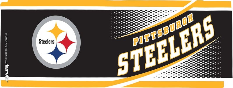 TERVIS Made in USA Double Walled NFL® Pittsburgh Steelers Insulated Tumbler Cup Keeps Drinks Cold & Hot, 16oz Mug, Legend - Image 2