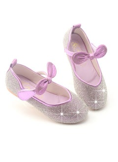 Generic Girls Princess Shoes Children's Sequin Velcro Flat Shoes Stage Performance Shoes  - Image 2