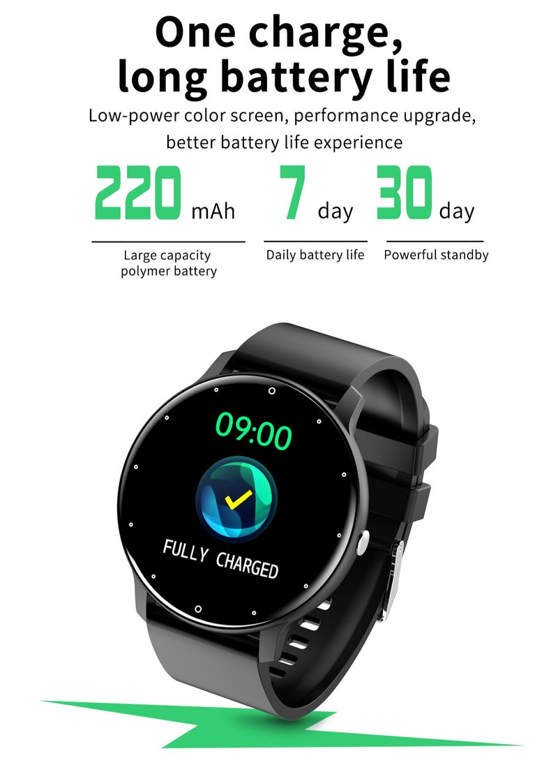 Generic - Smart Watch 1.28'' AMOLED Smart Watches for Men Women Smartwatch with Bluetooth Make/Answer Calls Fitness Modes and Sleep Modes Multi-app Message Reminder Multi Language 230 mAh - Image 1
