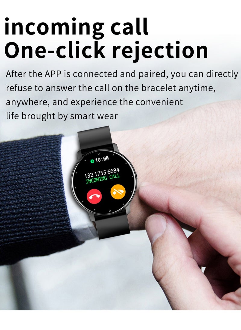 Generic - Smart Watch 1.28'' AMOLED Smart Watches for Men Women Smartwatch with Bluetooth Make/Answer Calls Fitness Modes and Sleep Modes Multi-app Message Reminder Multi Language 230 mAh - Image 1