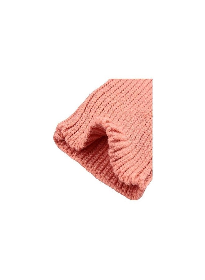 El Regalo Kids Winter Cap- Beanie Warm Hat Hooded Scarf Earflap Knitted Cap for Toddlers & Kids (2-7 Years Old) Pink - Image 4
