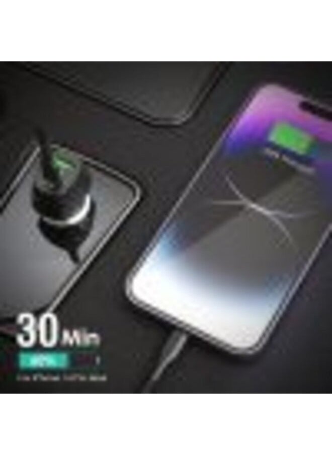 فون بلانيت شاحن سيارة سريع بمنفذين USB بقوة 51 وات  - Image 3