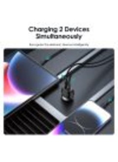 فون بلانيت شاحن سيارة سريع بمنفذين USB بقوة 51 وات  - Image 5