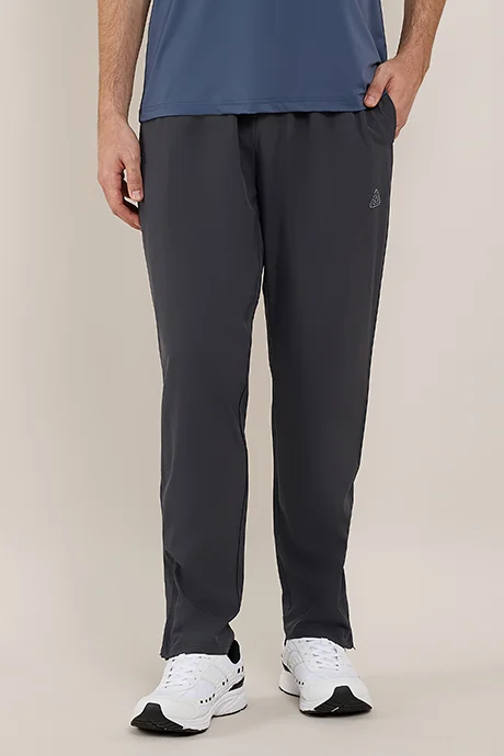أر أند بي Solid Trackpants with Elastic Waist