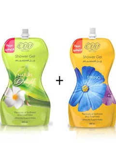 Eva Nature's Delight Shower Gel + spring blossom Gel 500 ml +500 ml 