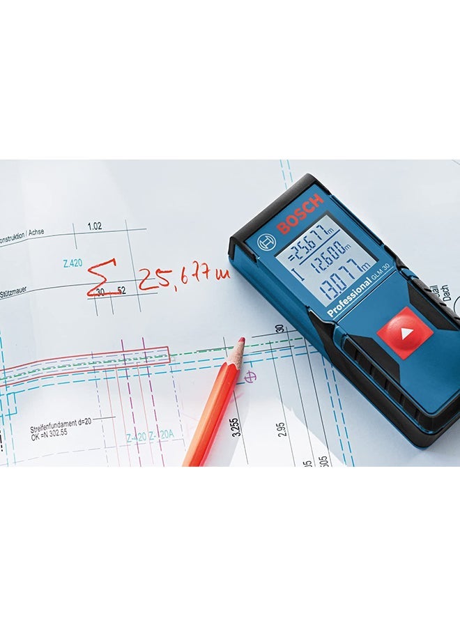 بوش قياس GLM 30 الاحترافي بليزر أزرق/أسود/أحمر - Image 4