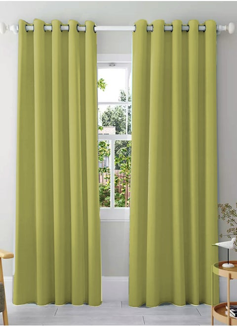 Amali 2 Curtains for Living room or Bedroom Good for Noise Reduction and Light Blocking Size is 50in x 108in