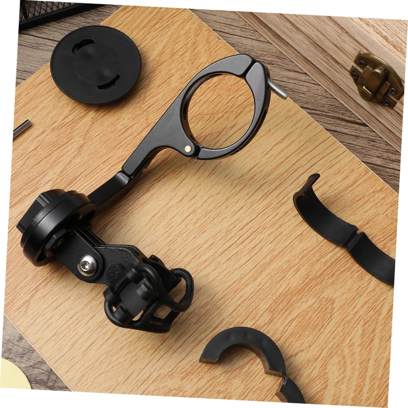 Bicycle Phone Mount Holder Extension Bracket for Speedometer GPS Black - Image 5