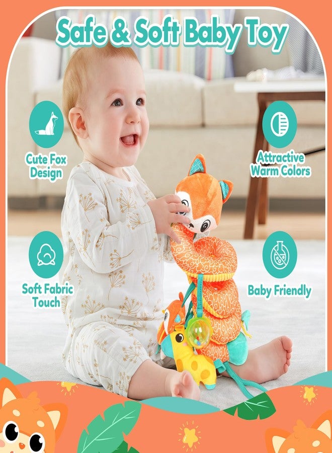 GKDOMS Baby Car Seat Toys Activity Stroller Toy for Boys Girls 0 3 6 9 10 12 Months, Spiral Hanging Plush Toys, Baby Shower Thank You Gifts - Image 2