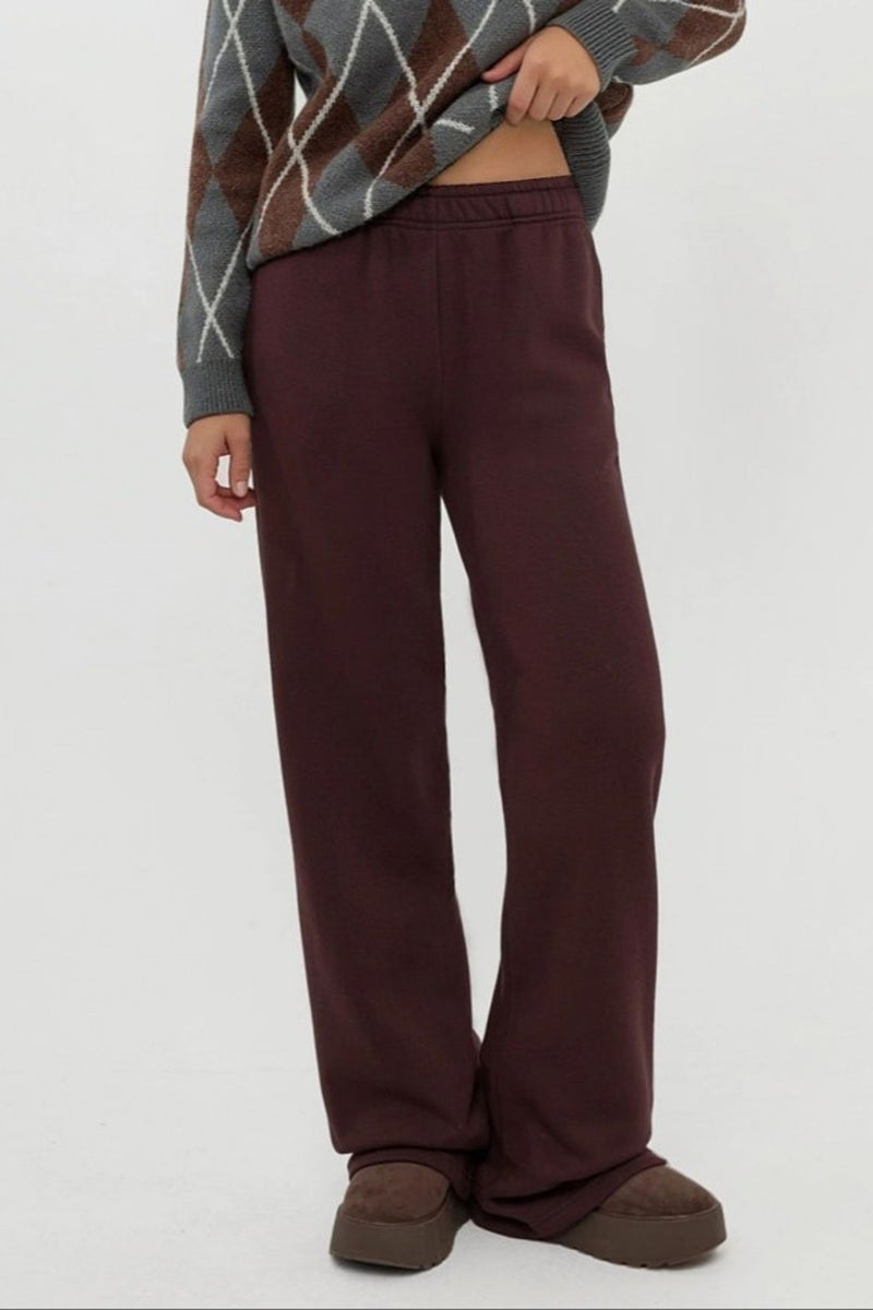 HICCUP Women's Wide-Leg Cotton-Blend Sweatpants - Image 1