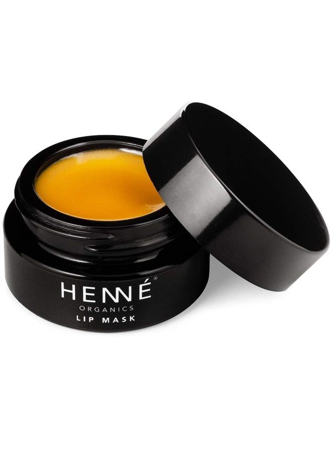HennÃ© Organics Henné Organics Lip Mask - Natural Organic Moisturizer Treatment for Plump Lips - Image 1