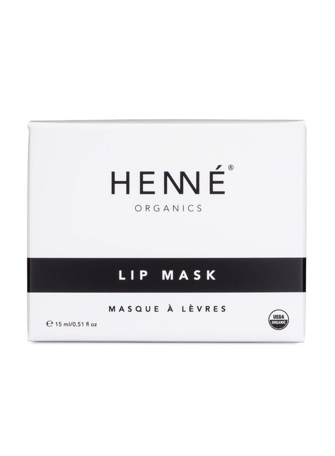 HennÃ© Organics Henné Organics Lip Mask - Natural Organic Moisturizer Treatment for Plump Lips - Image 4