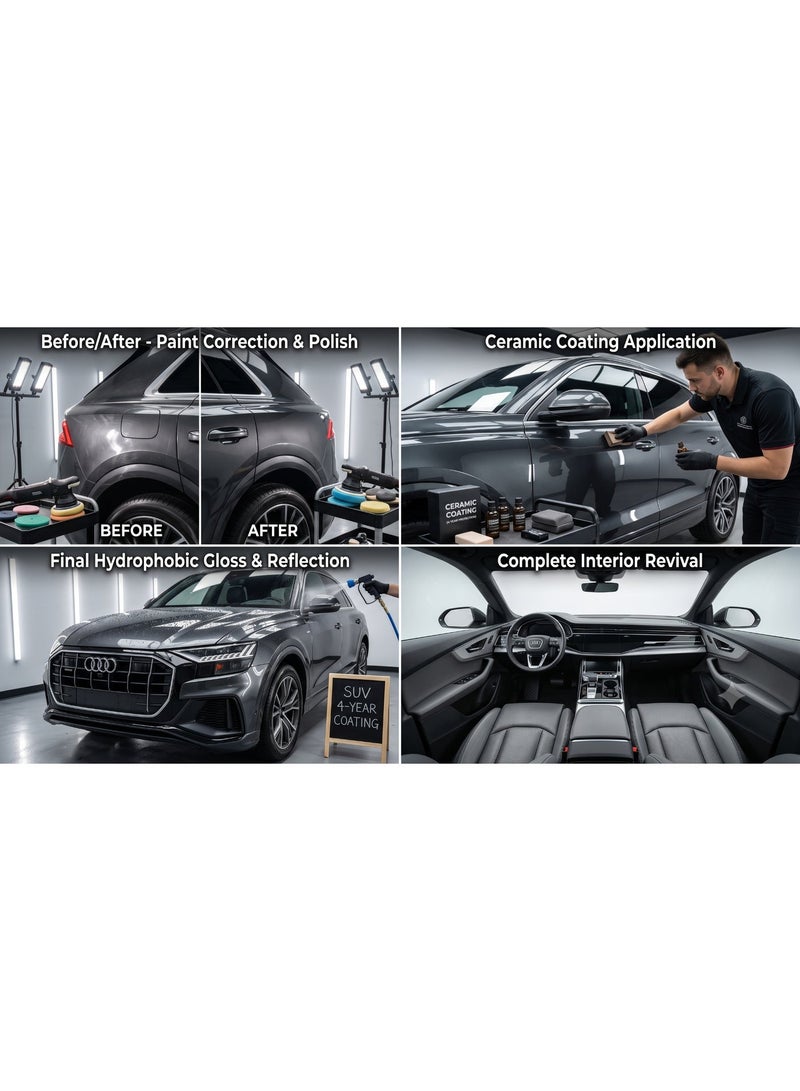 SONAX SUV Auto Detailing Package: Paint Correction, 4-Year Ceramic Coating & Deep Interior Cleaning - Image 1