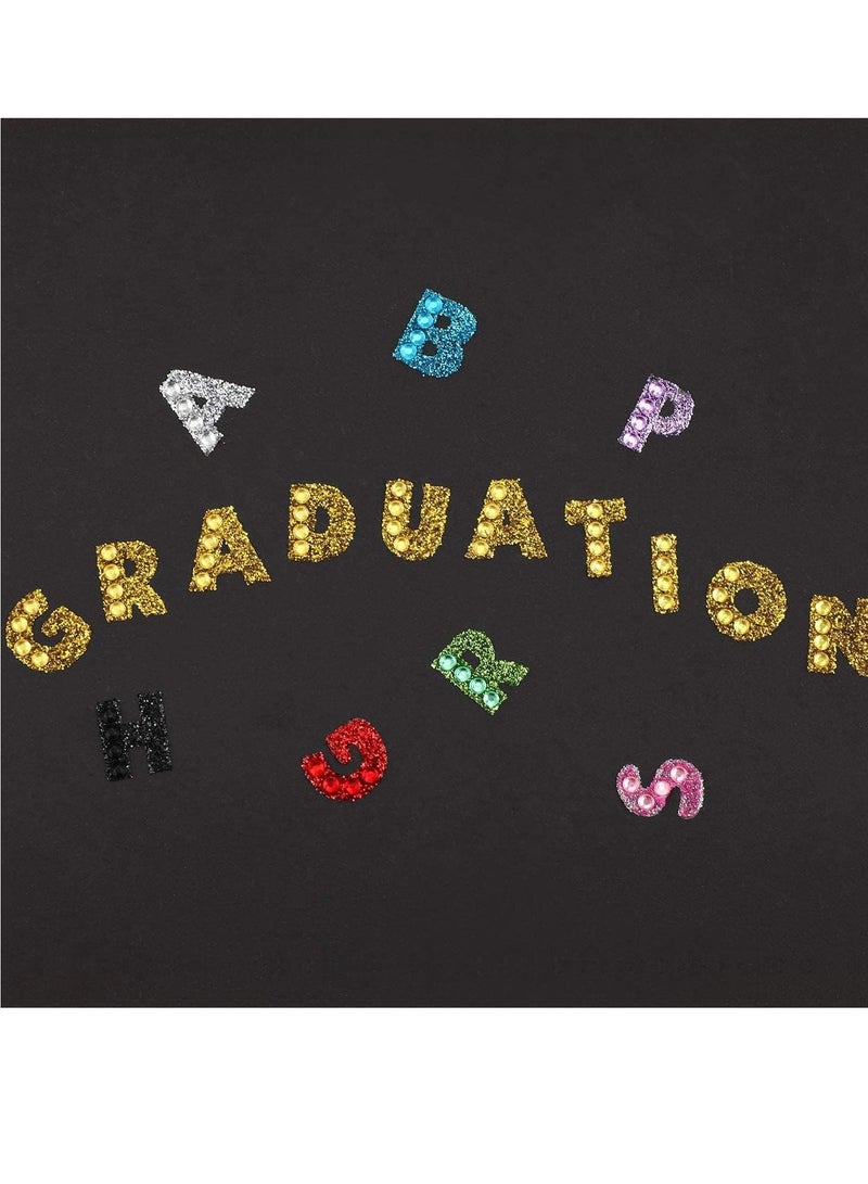 FengSVMA 8 Sheets Letter Sticker, Colorful Gift Alphabet Sticker Self Adhesive Letter - Image 4