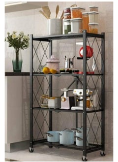 EXCLIFE Iron kitchen storage rack 4 shelves  - Image 4