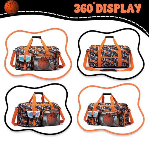 Inprof Kid's Luggage Set 3 Piece Suitcase Set 16" Hardside Luggage with Spinner Wheels Girls Boys Carry on Toddler Suitcase with Travel Duffle Bag Airline Approved - Image 4