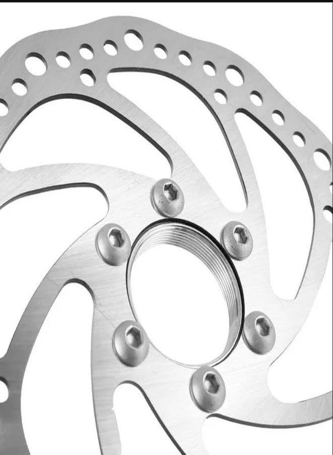 CYBIC Bicycle Disc Brake Set, Black Metal Caliper with Rotor Plate, Mechanical Brake System for Bikes - Image 3