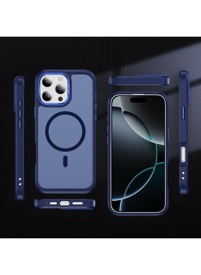 S-TOP Case For iPhone 16 Pro Hardware Lens Protection MagSafe Magnetic PC Hybrid TPU Phone Case - Image 2