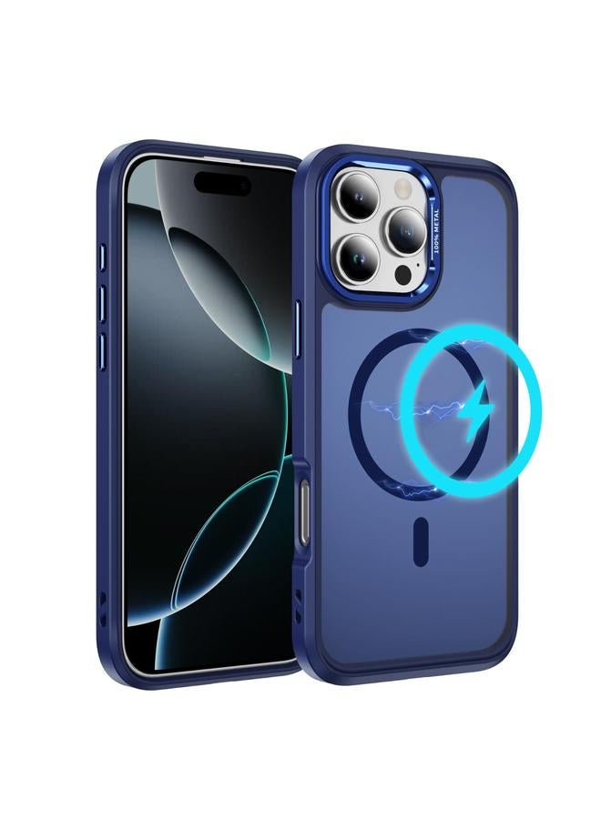 S-TOP Case For iPhone 16 Pro Hardware Lens Protection MagSafe Magnetic PC Hybrid TPU Phone Case - Image 1