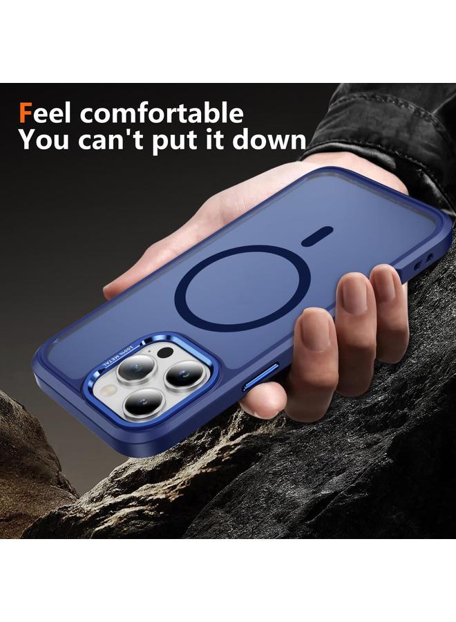 S-TOP Case For iPhone 16 Pro Hardware Lens Protection MagSafe Magnetic PC Hybrid TPU Phone Case - Image 3