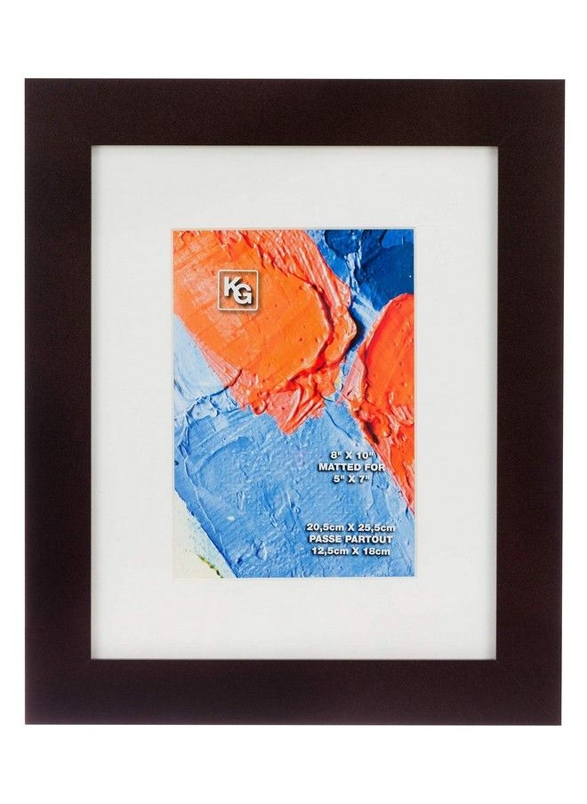 Kiera Grace - Matted Classic Langford Picture Frame 8" X 10" Dark Brown - Image 1