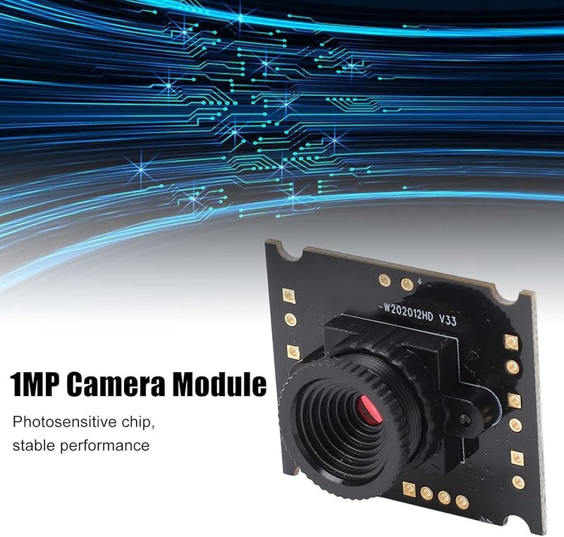 Manual Focus USB2 0 1MP Camera Module 3 0mm Lens 42 Degree Wide View Black - Image 3