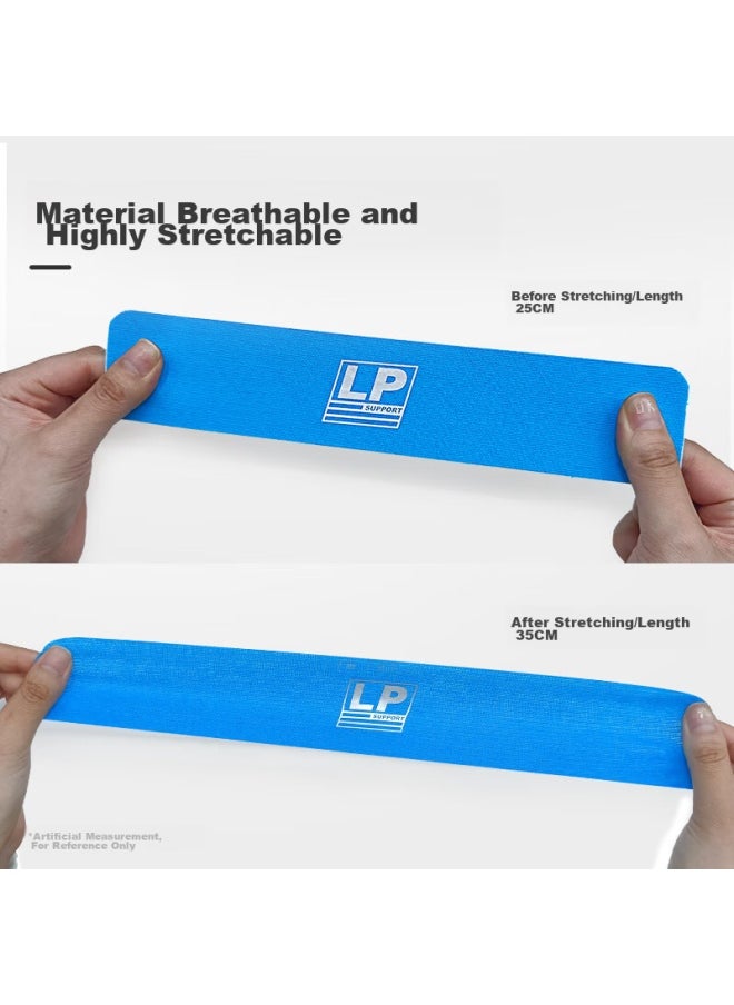 LP Lp Pre-cut Kinesiology Tape For Marathon, Badminton, Basketball, Running, Muscle Support Tape 7010ck Rose Red  - Image 5